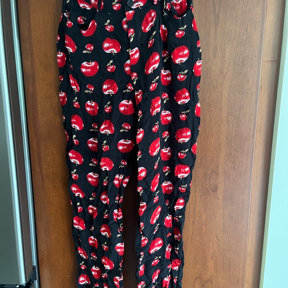Betsey Johnson Vintage Apples Pants
